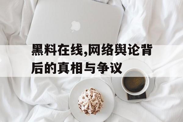 黑料在线,网络舆论背后的真相与争议