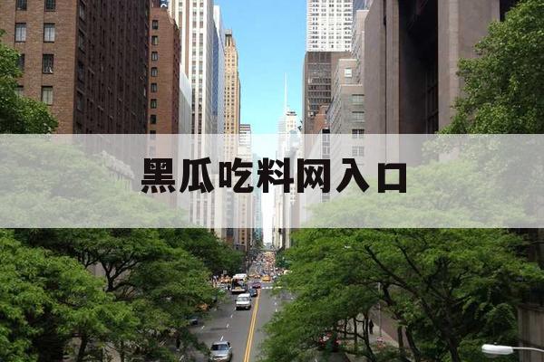 黑瓜吃料网入口 黑瓜吃料网入口