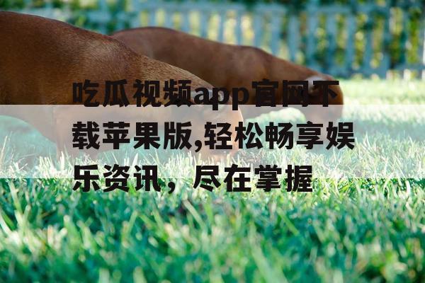 吃瓜视频app官网下载苹果版,轻松畅享娱乐资讯,尽在掌握 吃瓜视频app官网下载苹果版,轻松畅享娱乐资讯,尽在掌握