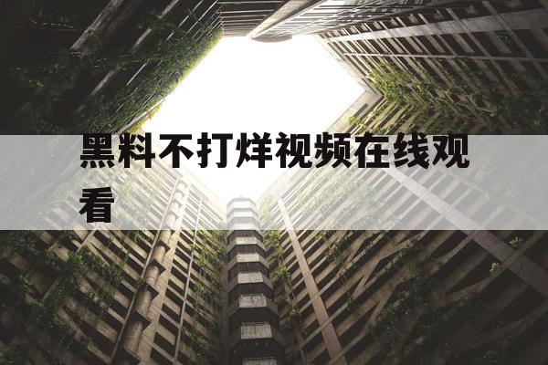 黑料不打烊视频在线观看 黑料不打烊视频在线观看