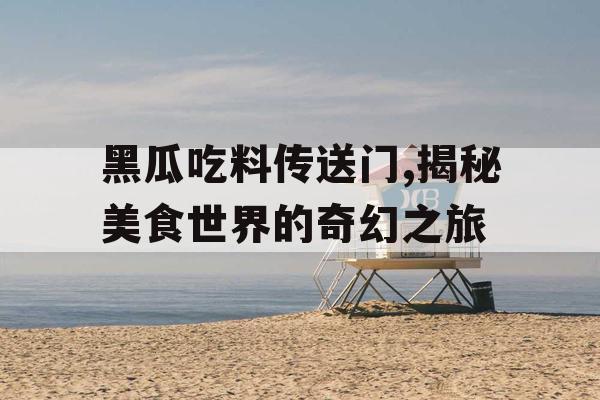黑瓜吃料传送门,揭秘美食世界的奇幻之旅 黑瓜吃料传送门,揭秘美食世界的奇幻之旅