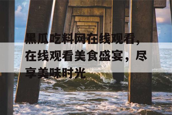 黑瓜吃料网在线观看,在线观看美食盛宴,尽享美味时光 黑瓜吃料网在线观看,在线观看美食盛宴,尽享美味时光