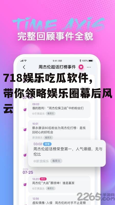 718娱乐吃瓜软件,带你领略娱乐圈幕后风云