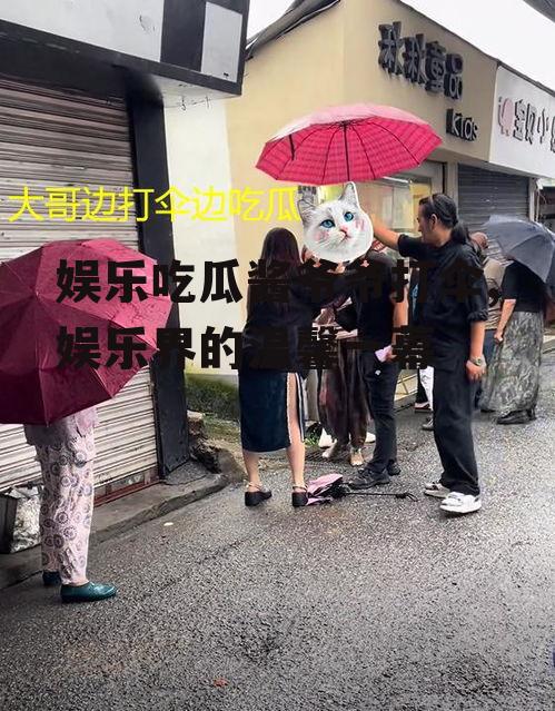 娱乐吃瓜酱爷爷打伞,娱乐界的温馨一幕