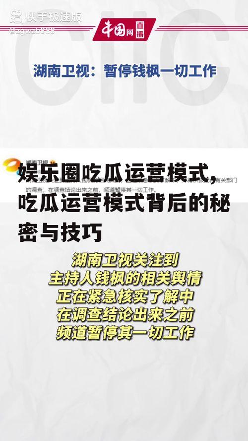 娱乐圈吃瓜运营模式,吃瓜运营模式背后的秘密与技巧