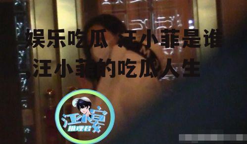 娱乐吃瓜 汪小菲是谁,汪小菲的吃瓜人生