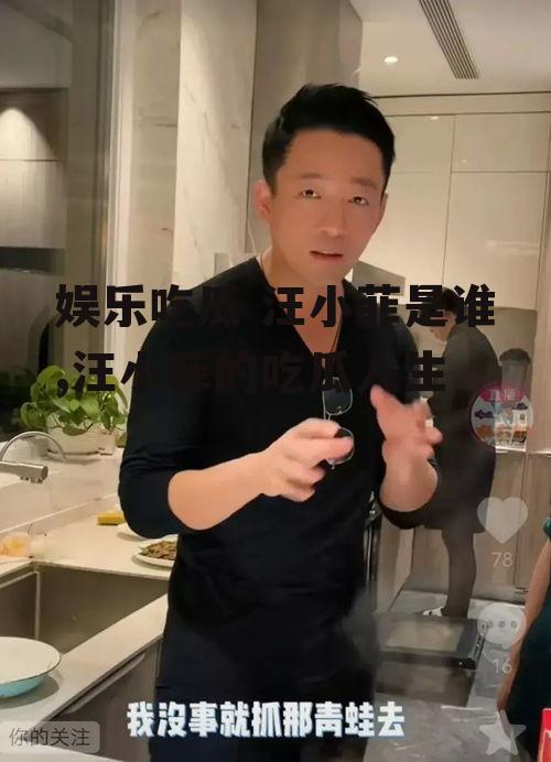 娱乐吃瓜 汪小菲是谁,汪小菲的吃瓜人生