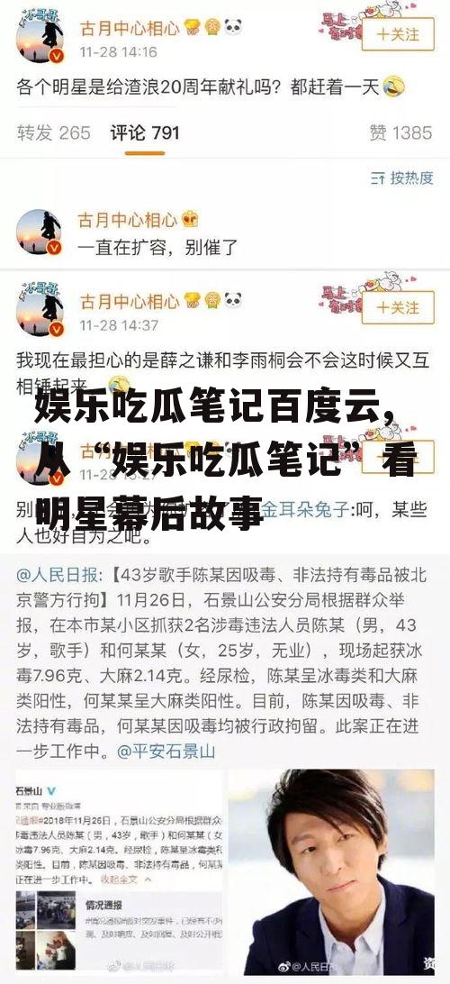 娱乐吃瓜笔记百度云,从“娱乐吃瓜笔记”看明星幕后故事