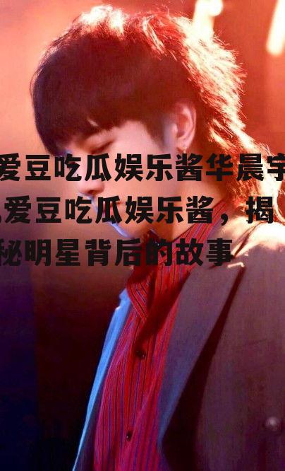 爱豆吃瓜娱乐酱华晨宇,爱豆吃瓜娱乐酱，揭秘明星背后的故事