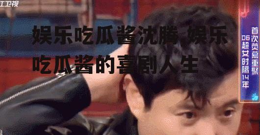 娱乐吃瓜酱沈腾,娱乐吃瓜酱的喜剧人生