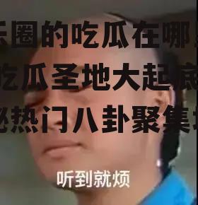 娱乐圈的吃瓜在哪里看的,吃瓜圣地大起底，揭秘热门八卦聚集地