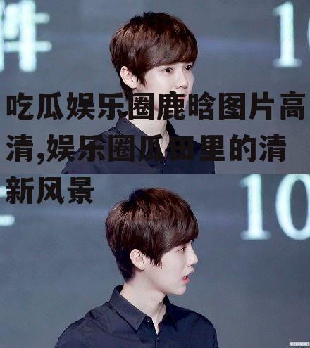 吃瓜娱乐圈鹿晗图片高清,娱乐圈瓜田里的清新风景