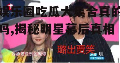 娱乐圈吃瓜大集合真的吗,揭秘明星幕后真相