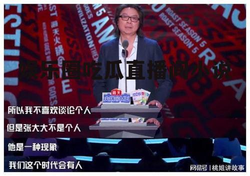 娱乐圈吃瓜直播间小说